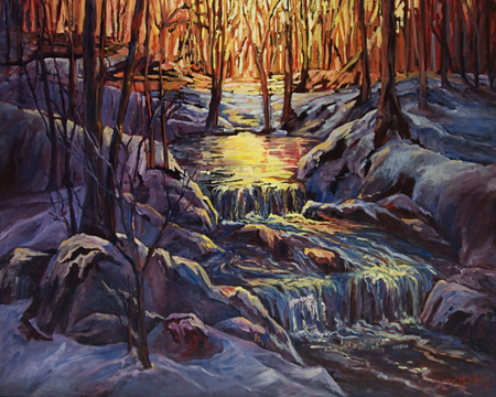 Awakening, 30x40, oil