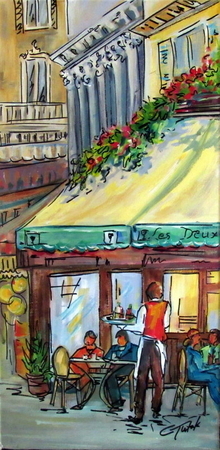 "French Nosh" acry 10x20   $160