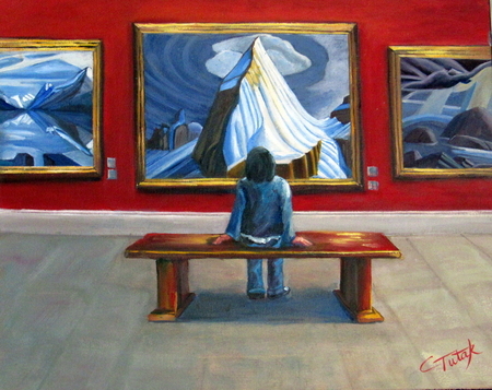 Harris Homage oil 16x20