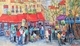 "Montmatre Market"  acry  12x24  $400