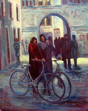 Ines,18x24,oil
