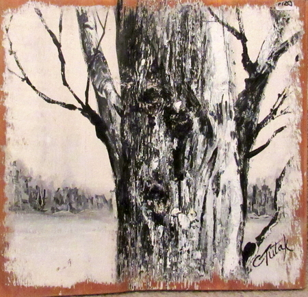 The Mighty  12X12   acrylic